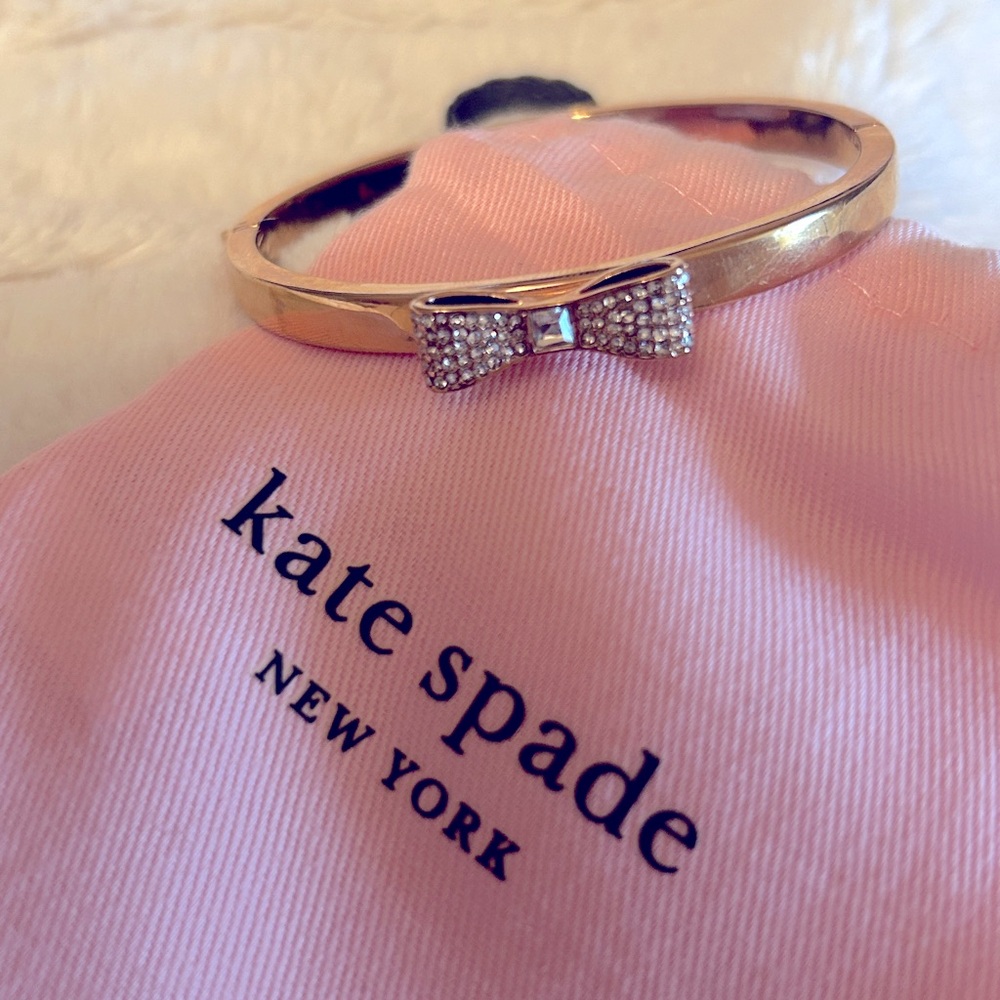 Kate Spade Rose Gold Bow Bangle